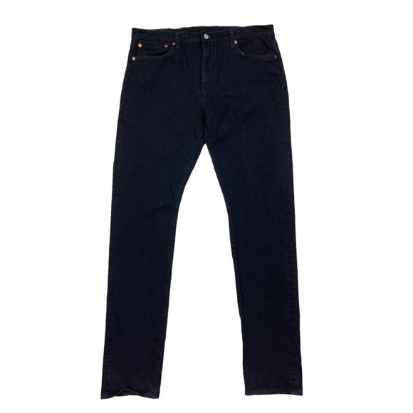 Levi's Other - *Levi Strauss Slim Tapered Lo-Ball Black Denim Jeans Womens Size 38 Casual
